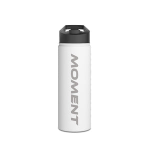 Moment "Be Cold" Stainless Steel Water Bottle, Standard Lid