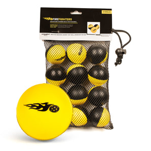 Moment Firefighters 2-Color Mini Foam Indoor Practice Balls for Pickleball Training